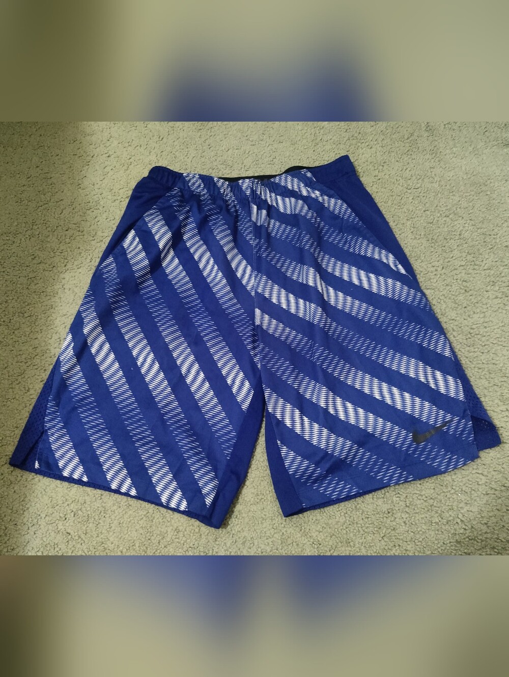 Nike Men's Flex Hyperspeed Woven Dri Fit Training Shorts in blue